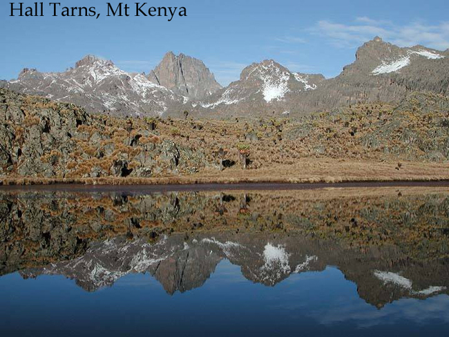 Hall Tarns, Mt Kenya