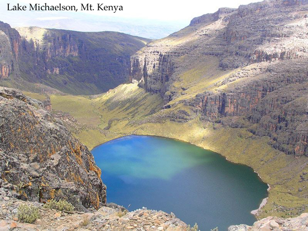 Lake Michaelson, Mt Kenya