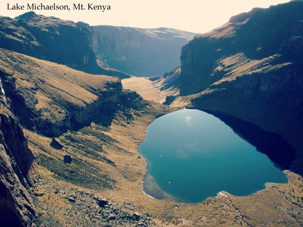 Lake Michaelson, Mt Kenya
