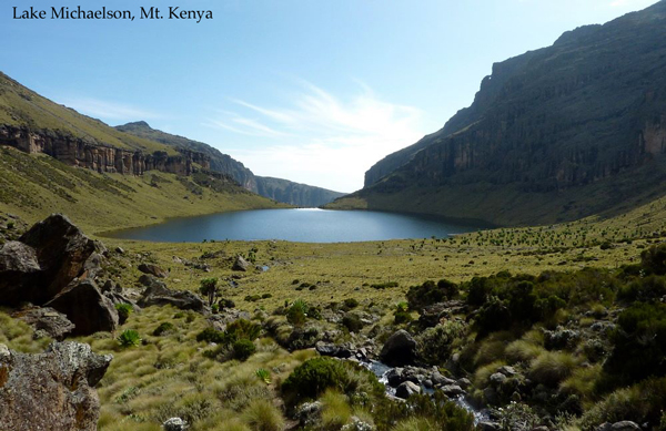 Lake Michaelson, Mt Kenya