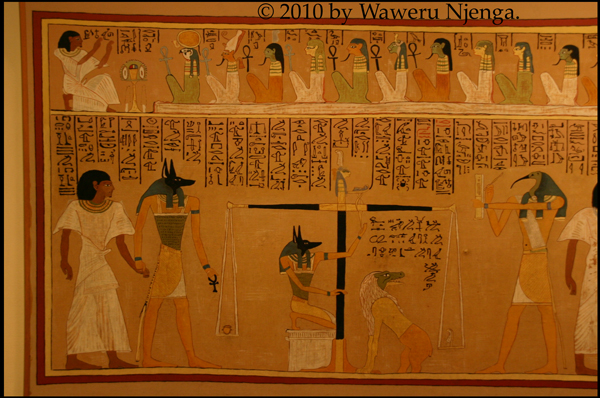 Weighing of the heart
