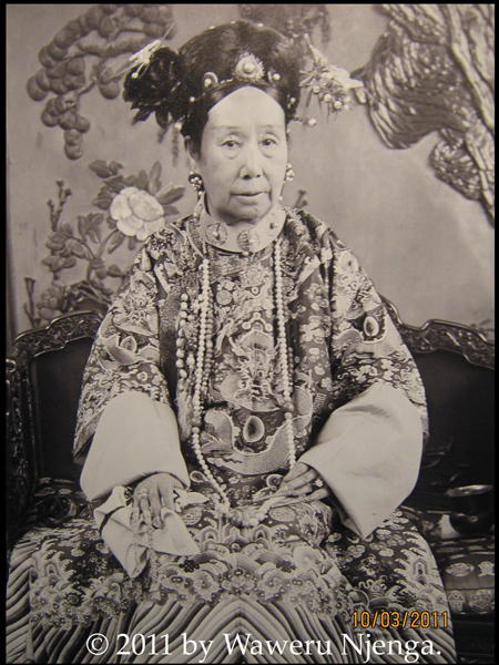 Empress Cixi in Dragon Robes