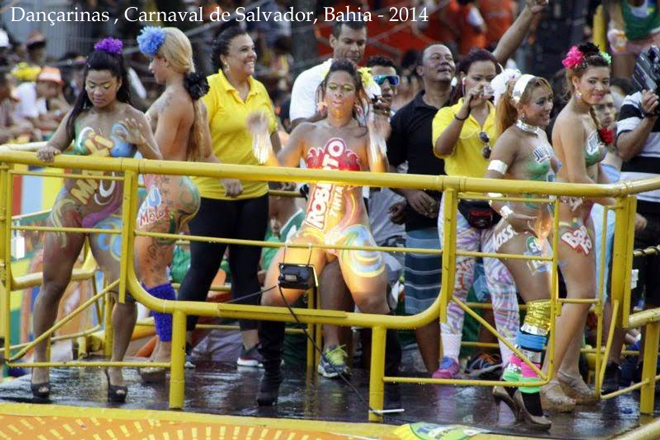 Dan&ccedil;arinas , Carnaval de Salvador, Bahia - 2014