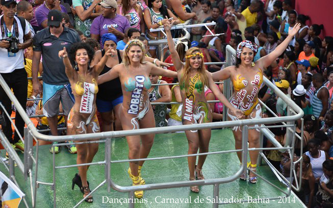 Dan&ccedil;arinas , Carnaval de Salvador, Bahia - 2014