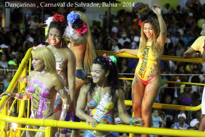Dan&ccedil;arinas , Carnaval de Salvador, Bahia - 2014