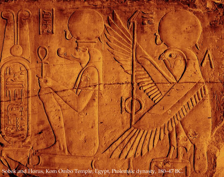Sobek and Horus