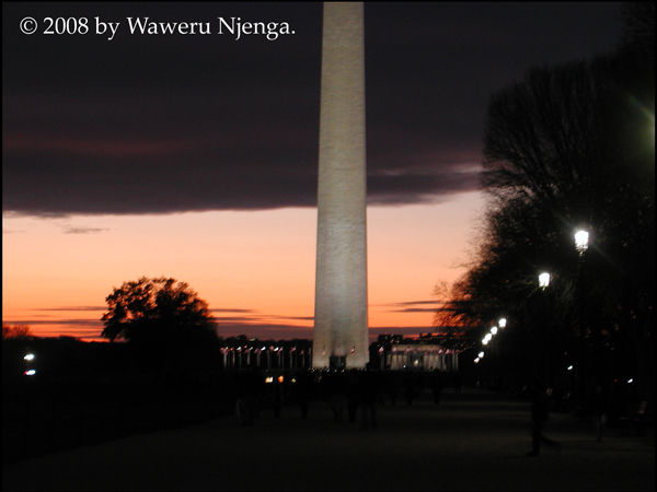 Sunset on the Mall