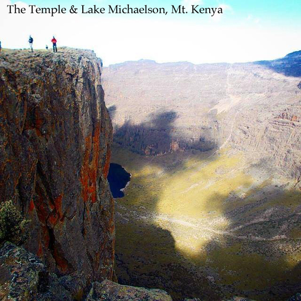 The Temple & Lake Michaelson, Mt Kenya