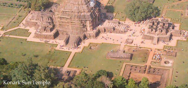 Konark Sun Temple Aerial